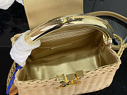 Colestore Louis Vuitton Capucines Mini Gold Rattan and Cowhide leather 21 x 13.6 x 8 cm - 6