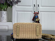 Colestore Louis Vuitton Capucines Mini Gold Rattan and Cowhide leather 21 x 13.6 x 8 cm - 2