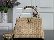 Colestore Louis Vuitton Capucines BB Gold Rattan and cowhide leather 27 x 17.3 x 9 cm - 1