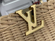 Colestore Louis Vuitton Capucines BB Gold Rattan and cowhide leather 27 x 17.3 x 9 cm - 3