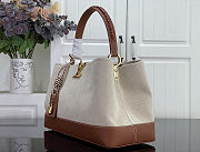 Colestore Louis Vuitton Capucines Weekender Tan Canvas and cowhide leather 43.5 x 15.5 x 16 cm - 6
