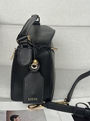 Colestore Loewe Small Featherlight Puzzle Bag in Nappa Lambskin Black 24x10.5x16.5cm - 6
