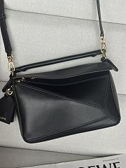 Colestore Loewe Small Featherlight Puzzle Bag in Nappa Lambskin Black 24x10.5x16.5cm - 2