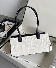 Colestore Chanel 26S Small Shopping Bag Matthieu Blazy Black/Ecru Tweed Leather 15x30.5x11.5cm - 5