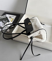 Colestore Chanel 26S Small Shopping Bag Matthieu Blazy Black/Ecru Tweed Leather 15x30.5x11.5cm - 4