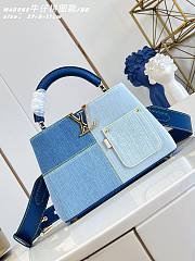 Colestore Louis Vuitton Capucines BB Blue Denim 27 x 17.3 x 9 cm - 1