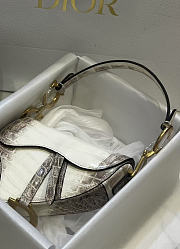 Colestore Christian Dior Niloticus Crocodile Himalaya Saddle Bag Latte  - 3
