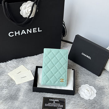 Colestore Chanel Caviar Quilted Passport Tiffany 14.5×10.5×2cm