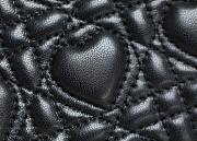 Colestore Dior Dioramour My ABCDior Lady Dior Bag Black Cannage Lambskin with Heart Motif 20 x 15 x 8 cm - 3