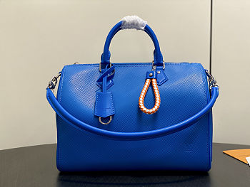 Colestore Louis Vuitton Speedy Soft 30 Epi Rainbow Ocean Blue 30 x 21 x 17 cm