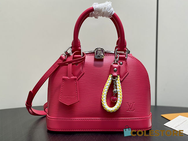 Colestore Louis Vuitton Alma BB Epi Rainbow Rose Miami 23.5x11.5x17.5cm - 1
