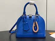 	 Colestore Louis Vuitton Alma BB Epi Rainbow Ocean Blue 23.5x11.5x17.5cm - 1