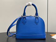 	 Colestore Louis Vuitton Alma BB Epi Rainbow Ocean Blue 23.5x11.5x17.5cm - 3