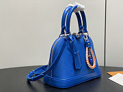 	 Colestore Louis Vuitton Alma BB Epi Rainbow Ocean Blue 23.5x11.5x17.5cm - 2