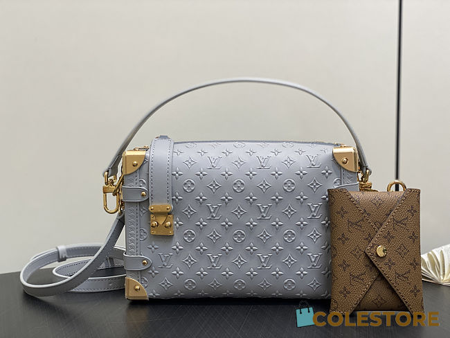 Colestore Louis Vuitton Minigram Bold Side Trunk MM Cloud Gray 23.5 x 16 x 8.5 cm - 1