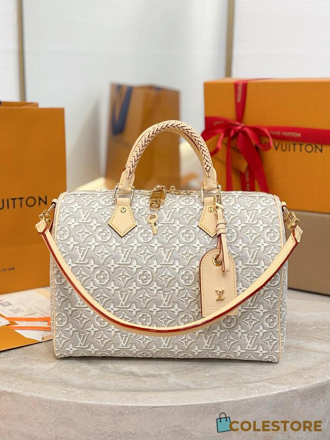 Colestore Louis Vuitton Speedy Soft 30 Monogram Emblème Peuplier 30 x 21 x 17 cm - 1