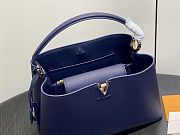 Colestore Louis Vuitton Capucines GM Souple Navy 38 x 23 x 16 cm - 6