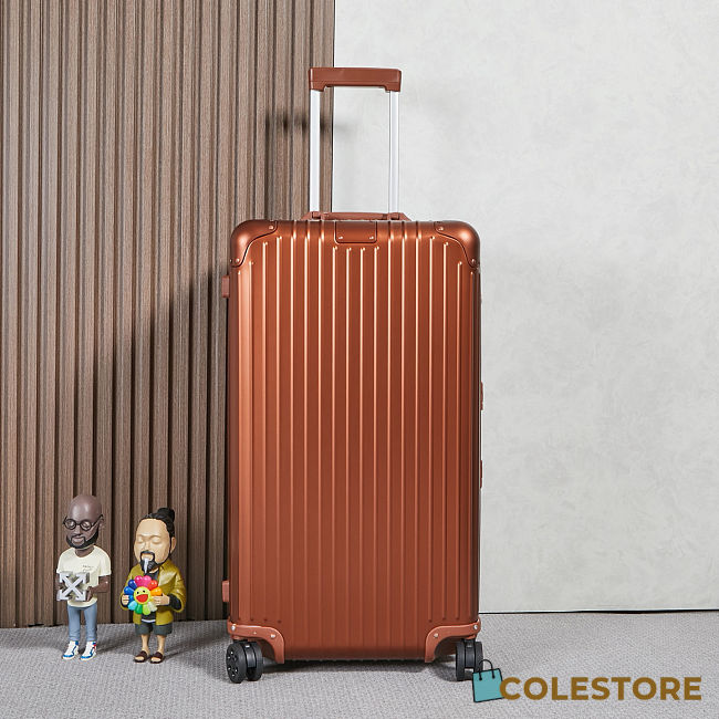 Colestore Rimowa Original Trunk Large Aluminum Suitcase Bronze Gold 73 × 44 × 36.5 cm  - 1