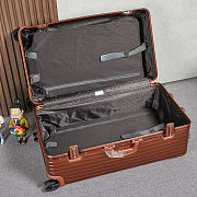 Colestore Rimowa Original Trunk Large Aluminum Suitcase Bronze Gold 73 × 44 × 36.5 cm  - 6