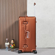 Colestore Rimowa Original Trunk Large Aluminum Suitcase Bronze Gold 73 × 44 × 36.5 cm  - 3