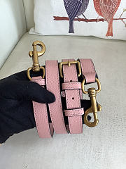 Colestore Dior Saddle Bag in Rose des Vents Grained Calfskin 25.5 × 20 × 6.5 cm - 6
