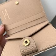 Colestore Louis Vuitton LV Stamp Charms Pocket Wallet Banana 9 x 10 x 2.5 cm - 6