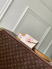 Colestore Louis Vuitton LV Stamp Victorine Wallet Nude Pink 12 x 9.5 x 2.5 cm - 1