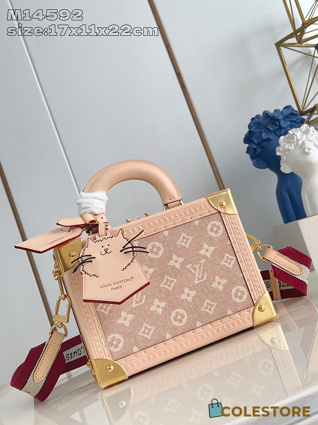 Colestore Louis Vuitton Travels With Grace Coddington Petite Valise Meowgram 22.5 x 17.5 x 11 cm - 1