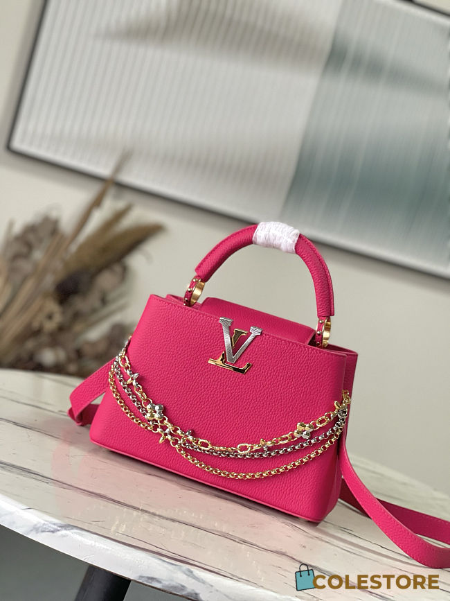 Colestore Louis Vuitton Capucines BB Raspberry 27 x 17.3 x 9 cm - 1