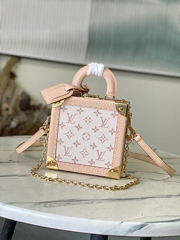 Colestore Louis Vuitton Mini Square Trunk Monogram Dune 17 x 17 x 8 cm