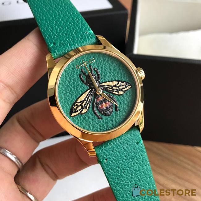 Colestore Gucci G-Timeless Emerald Watch Green 37mm - 1