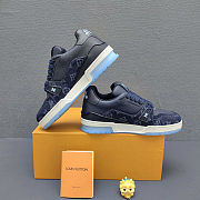 Colestore Louis Vuitton LV Trainer Sneaker Indigo Blue - 4