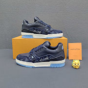 Colestore Louis Vuitton LV Trainer Sneaker Indigo Blue - 3
