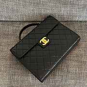 Colestore Chanel Caviar Quilted Briefcase Laptop Bag Black 36.5x4x26.5cm - 3