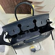 Colestore Hermes Dark Navy Blue Matte Alligator Birkin 40 Palladium Hardware 40 x 30 x 21 cm - 4