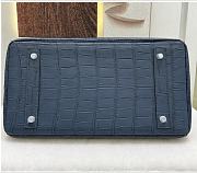 Colestore Hermes Dark Navy Blue Matte Alligator Birkin 40 Palladium Hardware 40 x 30 x 21 cm - 3