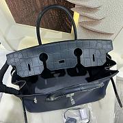 Colestore Hermes Birkin 40 Touch Dark Navy Blue Matte Togo Alligator Palladium Hardware  - 5