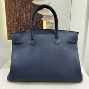 Colestore Hermes Birkin 40 Touch Dark Navy Blue Matte Togo Alligator Palladium Hardware  - 2