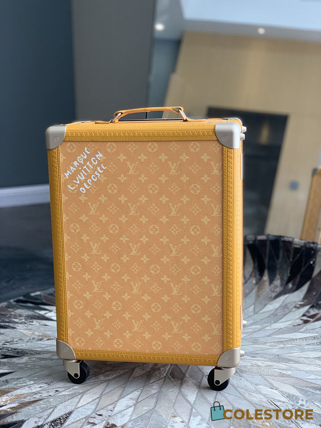 Colestore Louis Vuitton Rolling Trunk Safran Yellow 39 x 55 x 21 cm - 1