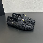 Colestore    Chanel Moccasins - Lambskin, Black  - 1