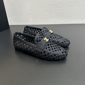 Colestore    Chanel Moccasins - Lambskin, Black 
