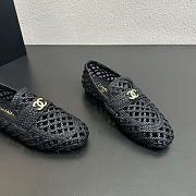 Colestore    Chanel Moccasins - Lambskin, Black  - 3