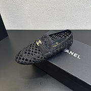 Colestore    Chanel Moccasins - Lambskin, Black  - 2