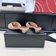 Colestore Chanel Coco Beach 2026 collection   Mules   Mixed Fibers, Cotton & Lambskin  Light Beige - 2