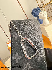 Colestore Louis Vuitton Key Pouch Monogram Eclipse 12 x 7 x 1.5cm - 2