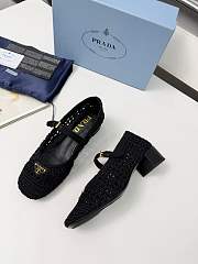 Colestore Prada Low heel mesh fabric ballerinas Black  - 6