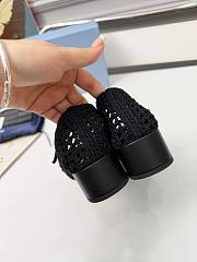 Colestore Prada Low heel mesh fabric ballerinas Black  - 4