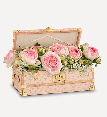 Colestore Louis Vuitton Malle Fleurs The Flower Trunk Lin Beige Monogram Origine coated canvas 29.5 x 11.5 x 14.5 cm