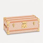 Colestore Louis Vuitton Malle Fleurs The Flower Trunk Lin Beige Monogram Origine coated canvas 29.5 x 11.5 x 14.5 cm - 3