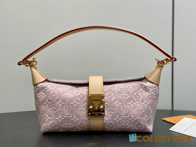 Colestore Louis Vuitton Pochette Mia Monogram Emblème Rose Ruban 22 x 14.5 x 8cm - 1